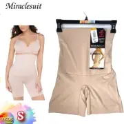 NWT Miraclesuit Women's S Comfy Curves Hi-Waist Thigh Slimmer Shapewear 2519 $58