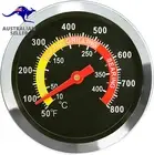 BBQ Charcoal Grill Smoker Temperature Gauge Pit Barbecue Thermometer Fahrenheit