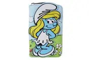 Smurfs Smurfette Cosplay Zip Around Wallet Coin Purse 6x4in