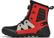 [QIeAUy] Men's Waterproof Tactical Boots, Lightweight Mid Ankle Trekking Trails Outdoor Boots, Hiking Walking Boots for Work, Security, Cadet, Police, Military,40,B