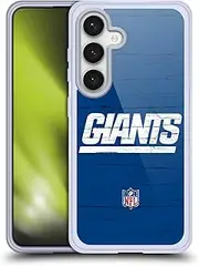 Head Case Designs Officially Licensed NFL Distressed Look New York Giants Logo Soft Gel Case Compatible with Samsung Galaxy S24 5G