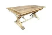 MF Morris Solid Timber Double Extension Dining Table