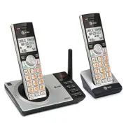 CL82207 DECT 6.0 2-Handset Cordless for Home with Answering Machine Blocking ...