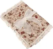DOITOOL Lace Book Cover Wear Resistant Protective Sleeve for Notebooks Scratch Book Pouch for Personal School Business Use
