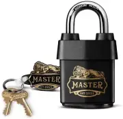 Master Lock 1921D Heavy Duty Outdoor Padlock with Key and Keychain