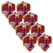 8x Tex Darts Phoenix Flights Standard Shape Dart Replacement Tail/Wing Accessory