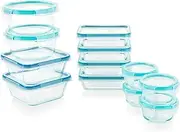 [Snapware] Total Solution Glass Food Storage Container (24-Piece Set)