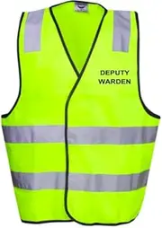 [HolyShirt HI-VIZ] DEPUTY WARDEN' HI-VIZ DAY VEST