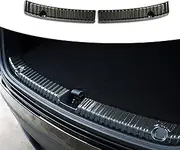 Rear Bumper Guard for Tesla Model Y Accessories Rear Trunk Bumper Protector Guard, Car Stainless Steel Trunk Guard,Car Interior Decoration Accessories (Carbon Fiber), 131313