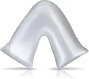 Affina Sleep Easy Satin Tri Regular Pillow Case V Shape Elbow Boomerang Body Pillowcase