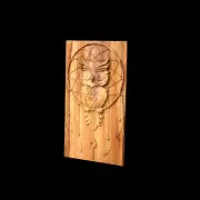 Wooden Handmade Owl Statue Figurine Art Home Decor Sculpture Wood Hand Carved