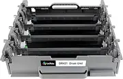 LeciRoba DR421CL for Brother DR421CL DR-421CL Drum ,Use with Brother DCP-L8410CDW DCP-L8410CDWT HL-L9300CDWTZ HL-L9310CDWMT MFC-L9570CDWMT MFC-L9570CDWMT-L9570CDWTSP printers (BK/C/M/Y)