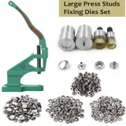 4-Part Press Stud Fixing Dies Tool Kit for Green Hand press Machine DIY Clothing
