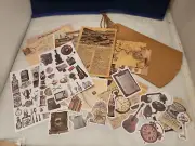 Junk Journal Scrapbooking Ephemera Lot/ / 30 Pieces Assorted