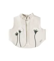 [Donsje] Donsje Baby Sugy embroidered linen vest M 3-6 beige