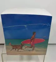 Vtg Old Stock PALM BEACH, FLORIDA Memo Cube Note Paper Scratch Pad NEW SEALED