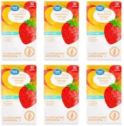 6 BOXES - Great Value Strawberry Mango Drink Mix Sugar FREE - 60 PACKETS
