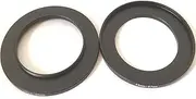 2X D-SLR 49-67mm Step Up Rings Video Camera Lens Connect-ion Size 49mm to 67mm Filter Aperture Connector Adapter Screws Focus Digital Photo Picture View Fix-Ing Photograph Parts Accessories