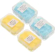 BESPORTBLE Bulk Soap Pieces for Travel 4 Sheets Portable Hand Washing Soap Sheets Safe for All Skin Types