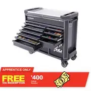 SP Tools Metric/SAE Diamond Black Roller Cabinet Tool Kit with EVA Trays - 369 Piece SP50765DX
