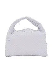 Bottega Veneta Small Hop Bag in Oyster