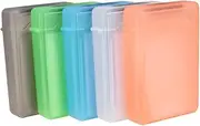 Gadpiparty Portable Hard Drive Cases 5pcs 3.5 Inch Storage Box Plastic Hard Drive Case