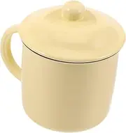 Abaodam Vintage Milk Cup Portable Multi Function Water Cup for Camping Home Use Retro Porcelain Juice Mug for Hot Cold Beverages for Go Enjoyment