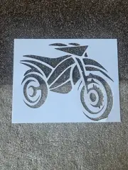 Motorcycle stencil paint/trace/drawing Size 8x10 reusable All sizes face paintin