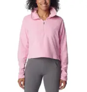 Columbia Women's Glacial Cropped II Sportswear Fleece 1/2-Zip Top