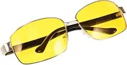 [Yardenfun] Night Men; Mens Eyeglasses Night Vision Goggles Men Sunglasses Convenient Driving Glasses Fashion Sunglasses Driving Glasses Night Women Plastic