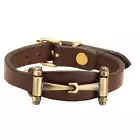 Tory Leather Flared Snaffle Bit Bracelet