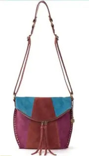 The Sak Silverlake Crossbody Bag in Leather Casual Purse with Adjustable Stra...