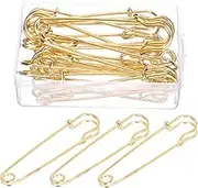 Angoily 10pcs Retro Safety Pin Durable Sweater Pins for Crafting Sewing and Fashion Accessories Sharp Tipped for Cardigans and Shawls