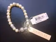 Carolee Faux Large Creamy Baroque Pearl Bracelet - NEW!! BEAUTIFUL!!