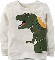 [Carter's] Ivory Dinosaur Sweatshirt, Ivory 3m