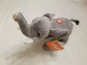 Wild Republic Elephant Trunk Up SOUND Stuffed Animal Realistic 8" Plush NEW