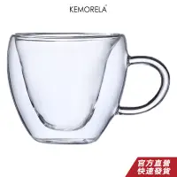 在飛比找蝦皮商城優惠-KEMORELA 心形雙層耐熱玻璃杯 情侶杯 茶杯 意式濃縮