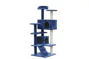 YES4PETS 130 cm Blue Cat Scratching Post Tree Scratcher Pole-Blue