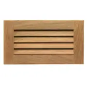 WHITECAP TEAK LOUVERED INSERT 6-3/8"H X 11-3/16"W X 3/4"D