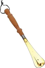 GANAZONO Shoehorn Boot Horns for Women Long Handled Shoe Lifter Shoe Horn for Pregnant Women Travel Shoe Helper Shoe Horn for Senior Shoe Lifting Helper Shoe Horn Wood Handle Lifter Resin