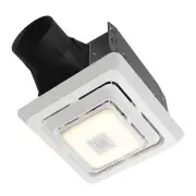 ® Roomside Series Bluetooth® Speaker Bathroom Exhaust Fan w/LED Light, 70 CFM...