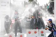 Tour de Corse 2015 Jari Matti Latvala VW Elfyn Evans Ford Andreas - Old Photo