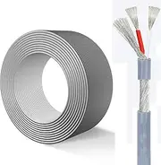 16 AWG 2-Core UL2547 Shielded Tinned Copper Wire, PVC Jacket – Flexible 100–320 Ft Appliance Connection Cable(100ft,2c-18AWG)