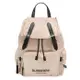 BURBERRY 8021264 THE RUCKSACK 燙印LOGO尼龍後背包.粉芋