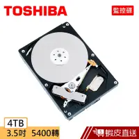 在飛比找蝦皮商城優惠-Toshiba 4TB 3.5吋 AV影音監控硬碟 (MD0