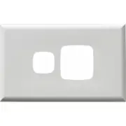 HPM EXCEL Single Powerpoint Coverplate - White