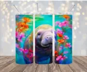 Manatee Under Water Tumbler