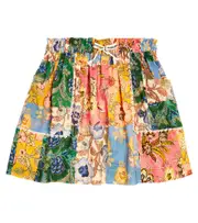 [Zimmermann Kids] Zimmermann Kids Junie patchwork cotton skirt Y 10 multicoloured