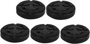 Generic 5pcs Lift Rubber Pad Accessories Jack Stand Pads Jack Pad Adapter Car Lift Accessory Car Lift Accessories Car Lift Pads Automotive Slotted Protector Pad Rubber Lift Blocks Black