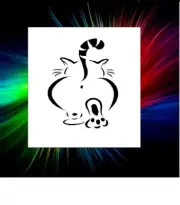ALLEY CAT COOL CAT 3 AIRBRUSH, PAINTING, ART, TEMPLATE STENCIL GARFIELD